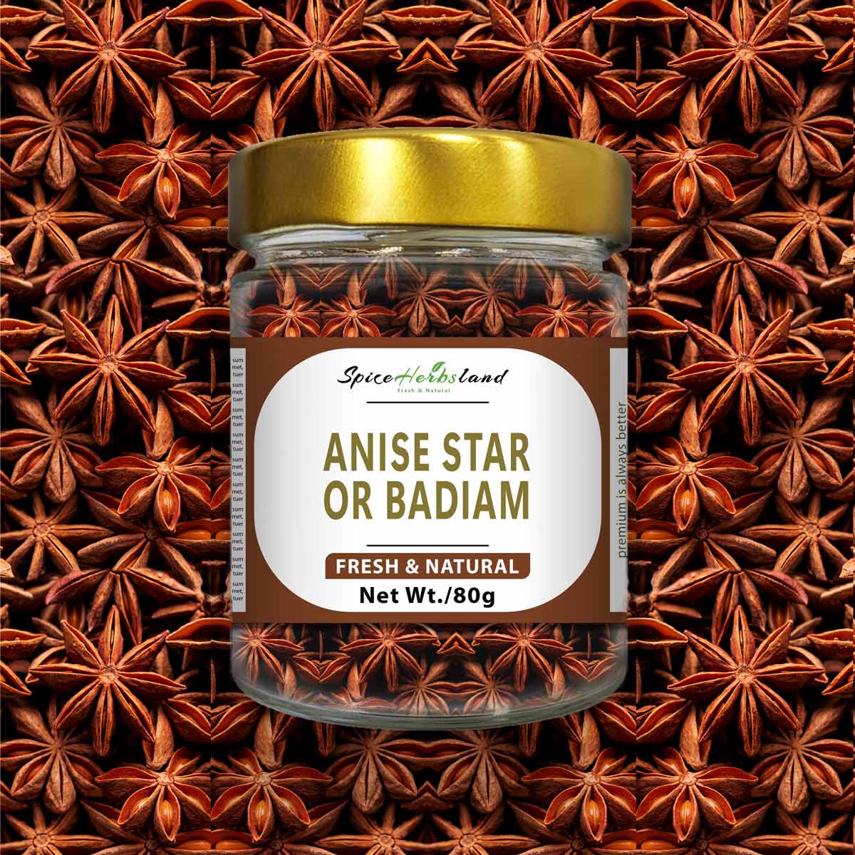 Anise star or Badiam