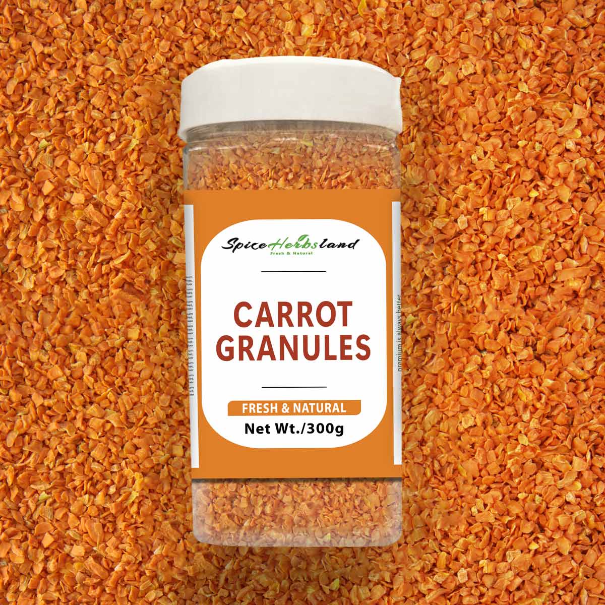 Carrot granules