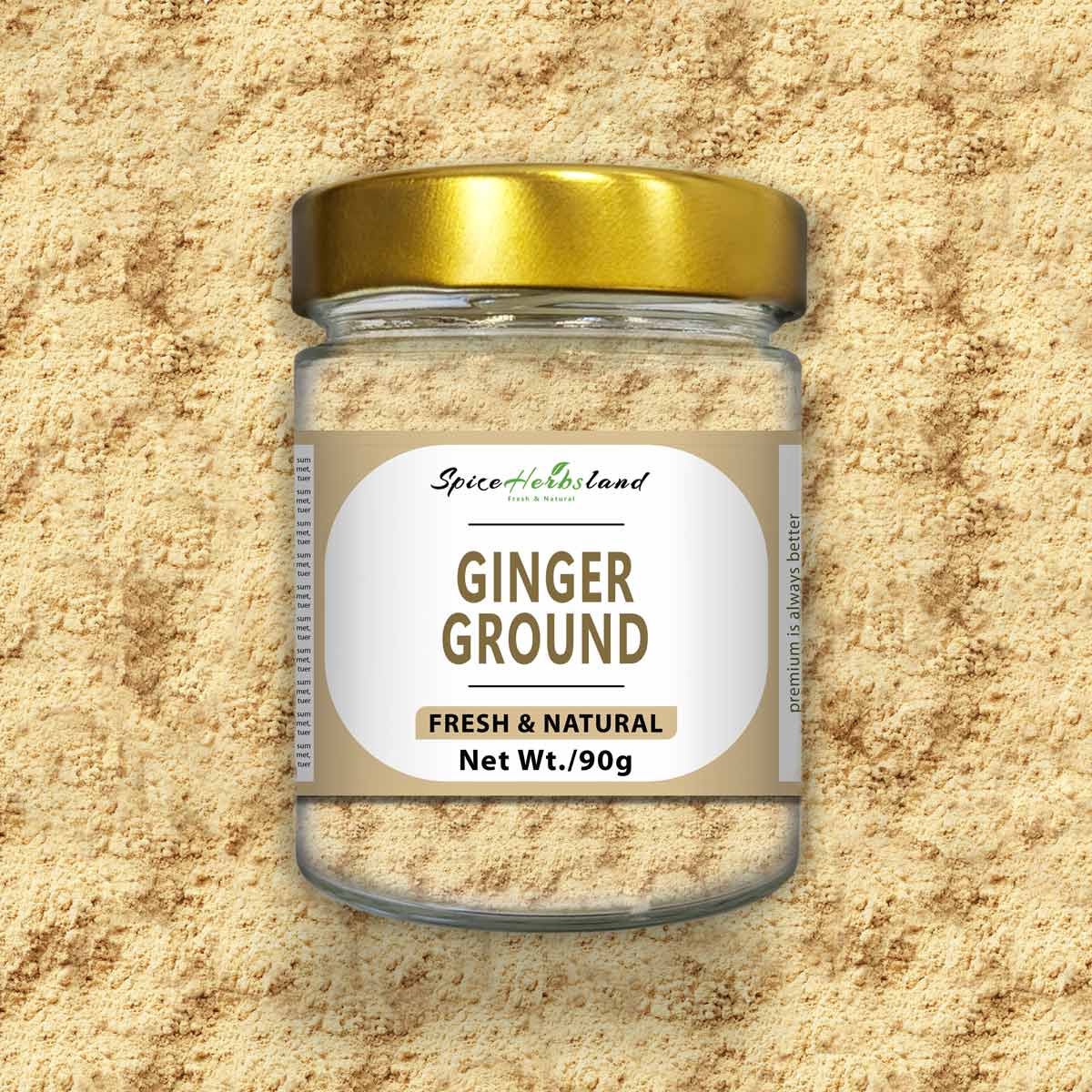 Ginger ground