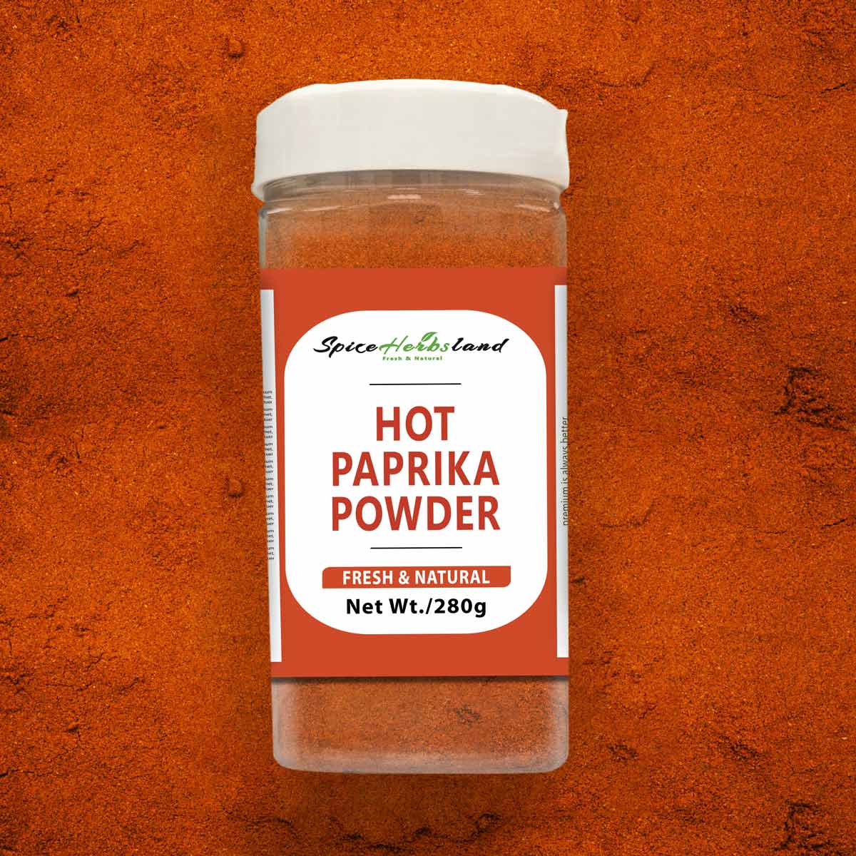 Hot paprika powder