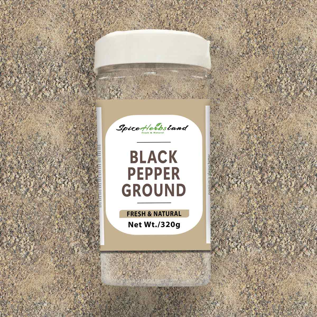 Black pepper Ground